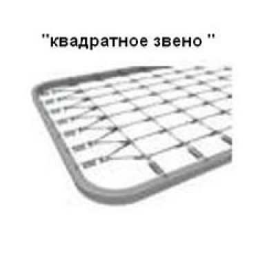 Кровать металлическая П-образная одинарная